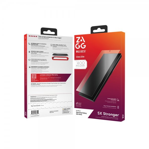 ZAGG InvisibleShield Samsung Galaxy S25 Ultra Näytönsuoja Glass Elite