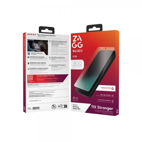 ZAGG InvisibleShield Samsung Galaxy S25 -näytönsuoja Glass XTR4