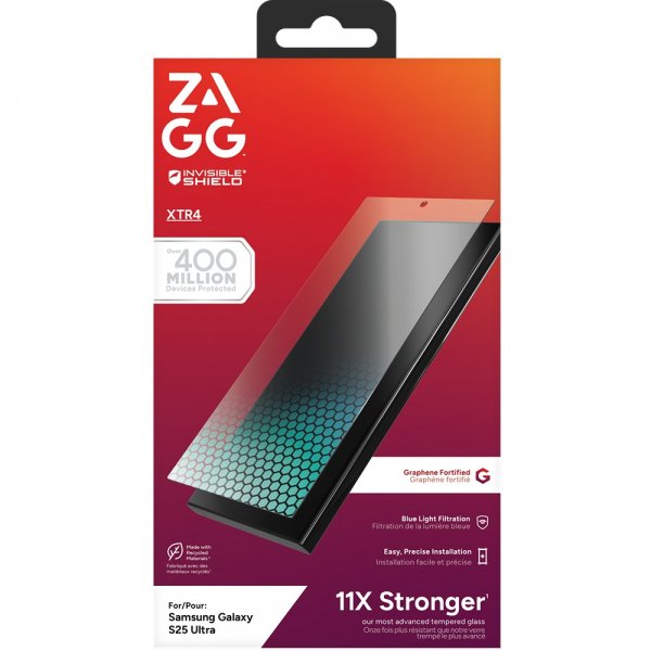ZAGG InvisibleShield Samsung Galaxy S25 Ultra -näytönsuoja Glass XTR4