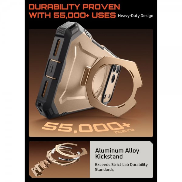 Supcase iPhone 17 Pro Max Kuori UB Grip Pro MagSafe Kulta