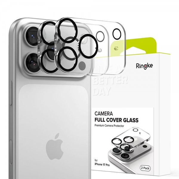 Ringke iPhone 17 Pro Kameran suoja koko kameran kattava 2 kpl