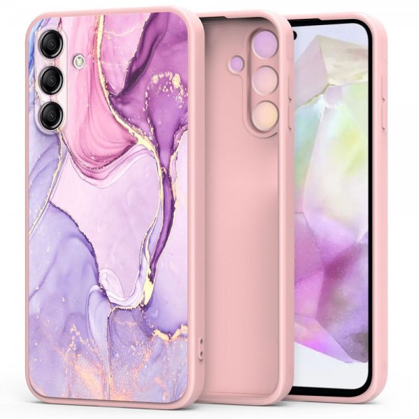 Tech-Protect Samsung Galaxy S25 FE Kuori Icon Pink Marble