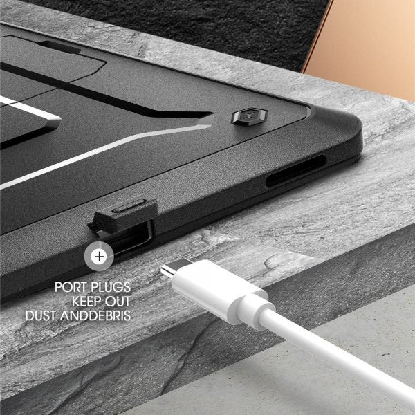 Supcase Samsung Galaxy Tab S10 FE Plus Kuori UB Pro Musta
