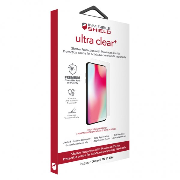 ZAGG InvisibleShield Xiaomi Mi 11 Lite -näytönsuoja Ultra Clear+