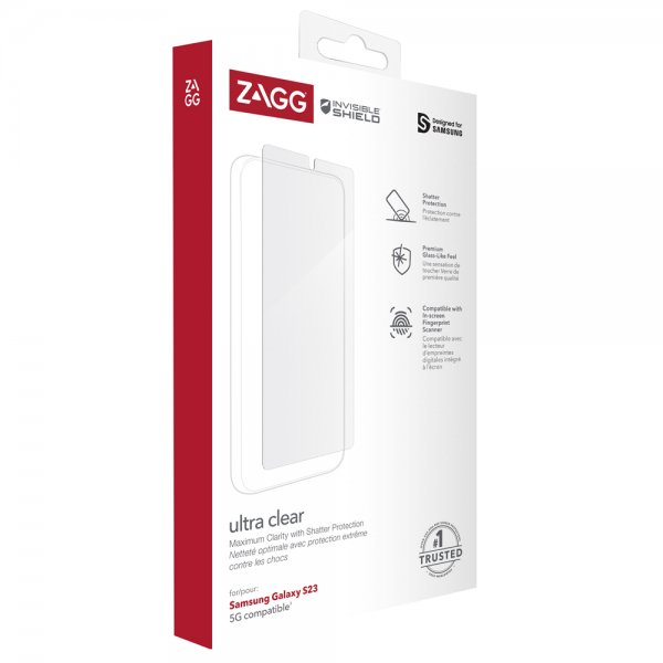 ZAGG InvisibleShield Samsung Galaxy S23 Ultra Clear -näytönsuoja
