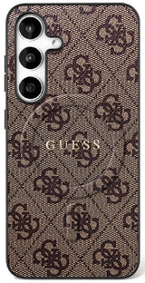 Guess Samsung Galaxy S25 FE Kuori 4G Pattern MagSafe Ruskea