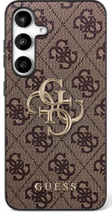 Guess Samsung Galaxy S25 FE Kuoret 4G Metal Logo Ruskea
