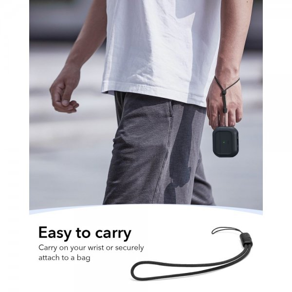 ESR AirPods Pro 3 -kuoret Orbit Hybrid HaloLock, musta