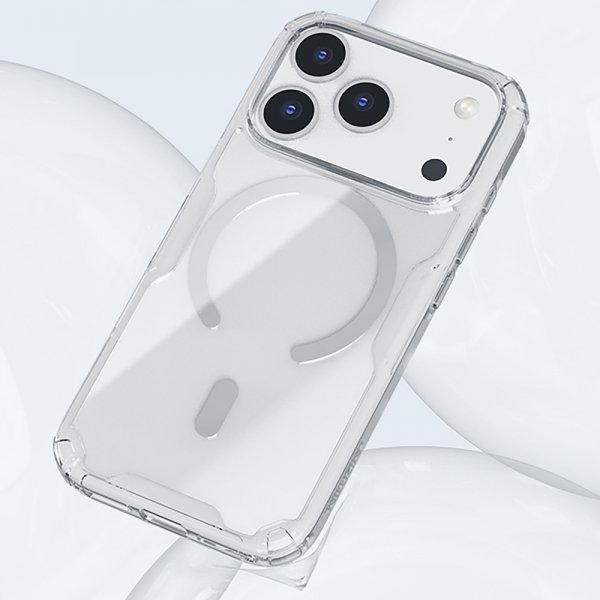 Nillkin iPhone 17 Pro -kuoret, Nature Pro Series, MagSafe, läpinäkyvät