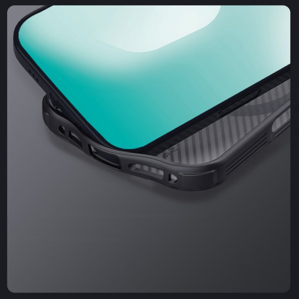 Nillkin iPhone 17 -suojakuori CamShield Pro MagSafe läpinäkyvä musta