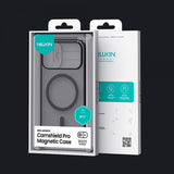 Nillkin iPhone 17 -suojakuori CamShield Pro MagSafe läpinäkyvä musta