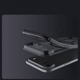 Nillkin iPhone Air -kuori CamShield Pro MagSafe Läpinäkyvä Musta