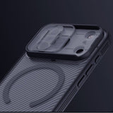 Nillkin iPhone 17 Pro CamShield Pro MagSafe Läpinäkyvä Musta Kuori