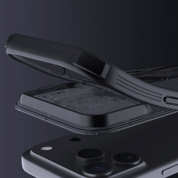 Nillkin iPhone 17 Pro Max Kuori CamShield Pro MagSafe Läpinäkyvä Musta