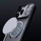 Nillkin iPhone 17 Pro Max Kuori CamShield Pro MagSafe Läpinäkyvä Musta