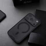 Nillkin iPhone 17 Pro Max Kuori CamShield Pro MagSafe Läpinäkyvä Musta