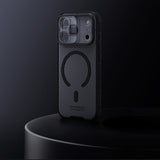 Nillkin iPhone 17 Pro Max Kuori CamShield Pro MagSafe Läpinäkyvä Musta