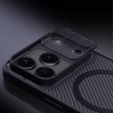 Nillkin iPhone 17 Pro Max Kuori CamShield Pro MagSafe Läpinäkyvä Musta