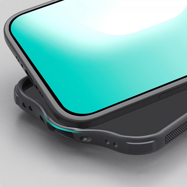 Nillkin iPhone Air -kuori Super Frosted Shield Pro MagSafe Läpinäkyvä Musta