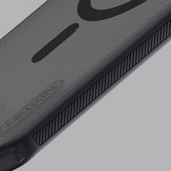 Nillkin iPhone Air -kuori Super Frosted Shield Pro MagSafe Läpinäkyvä Musta