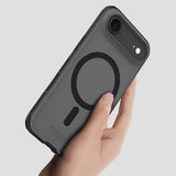 Nillkin iPhone Air -kuori Super Frosted Shield Pro MagSafe Läpinäkyvä Musta