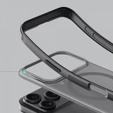 Nillkin iPhone 17 Pro -kuori Super Frosted Shield Pro MagSafe, läpinäkyvä musta