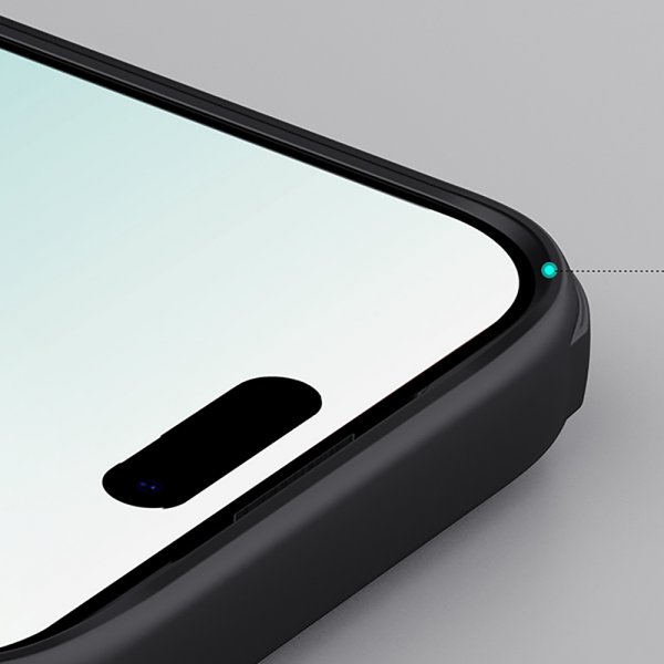 Nillkin iPhone 17 Pro -kuori Super Frosted Shield Pro MagSafe, läpinäkyvä musta