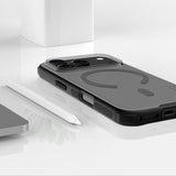 Nillkin iPhone 17 Pro -kuori Super Frosted Shield Pro MagSafe, läpinäkyvä musta