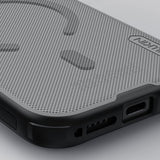 Nillkin iPhone 17 Pro -kuori Super Frosted Shield Pro MagSafe, läpinäkyvä musta