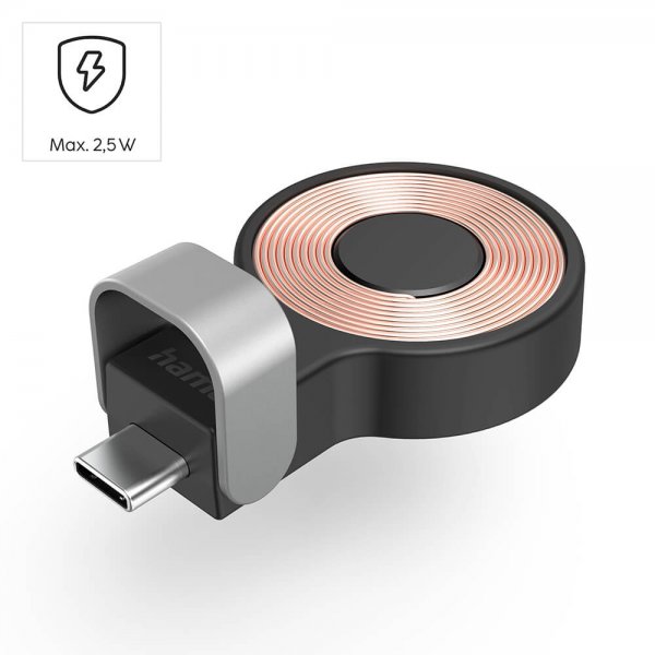 Hama Apple Watch -laturi USB-C-liitännällä, musta