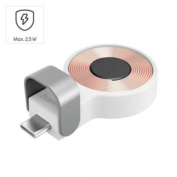 Hama Apple Watch -laturi USB-C-liittimellä, valkoinen