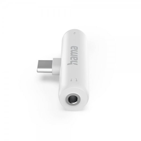 Hama Äänisovitin 2xUSB-C Valkoinen
