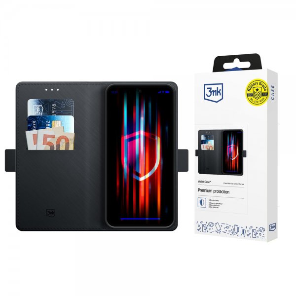 3mk Xiaomi Redmi Note 15 Pro+ 5G Suojakotelo Lompakko Musta