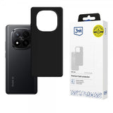 3mk Xiaomi Redmi Note 15 Pro Plus 5G Kuori Matt Case Musta