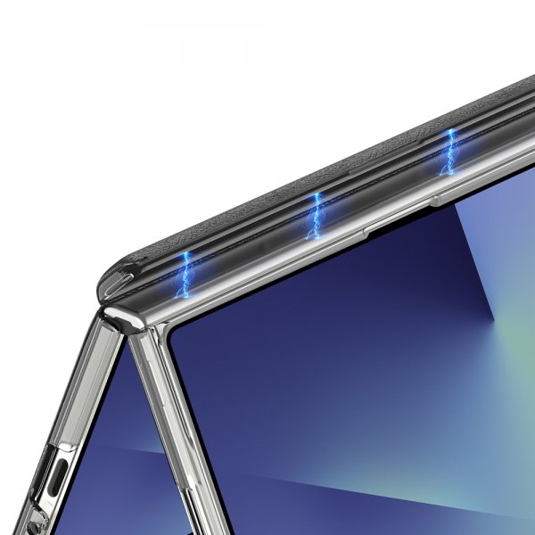 Dux Ducis Samsung Galaxy Z Fold 7 Kuori Stex Series Musta
