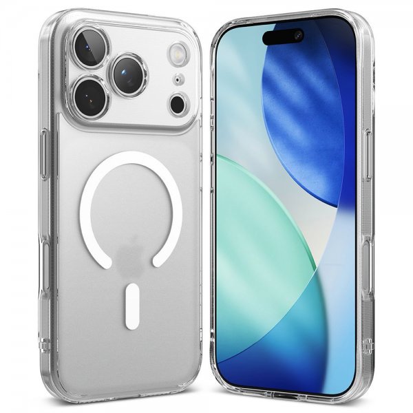 Ringke iPhone 17 Pro Suojakuori Fusion Magnetic Matta Läpinäkyvä