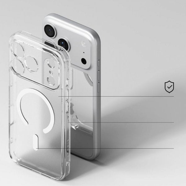 Ringke iPhone 17 Pro Suojakuori Fusion Magnetic Matta Läpinäkyvä