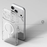 Ringke iPhone 17 Pro Suojakuori Fusion Magnetic Matta Läpinäkyvä