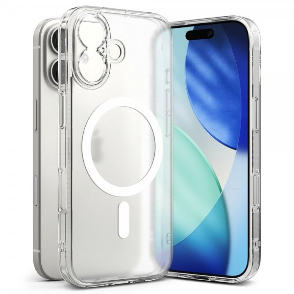 Ringke iPhone 17 -suojakuori Fusion Magnetic Matte Transparent