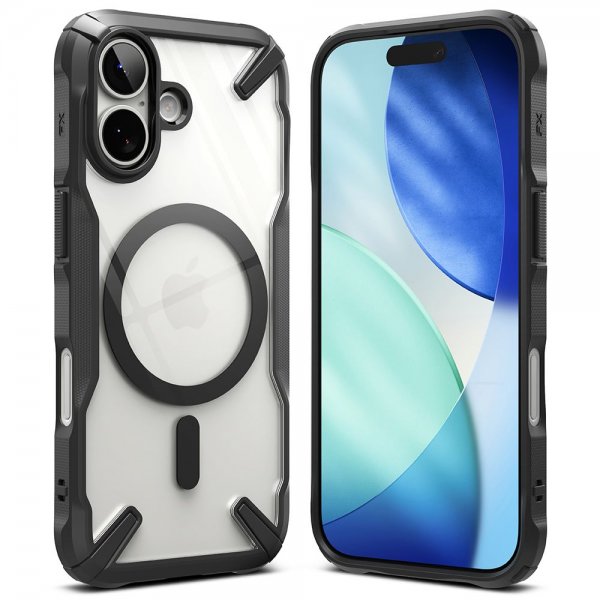 Ringke iPhone 17 -suojakuori Fusion X Magnetic, musta