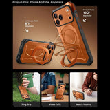 Supcase iPhone 17 Pro Max Kuori UB Grip MagSafe Oranssi