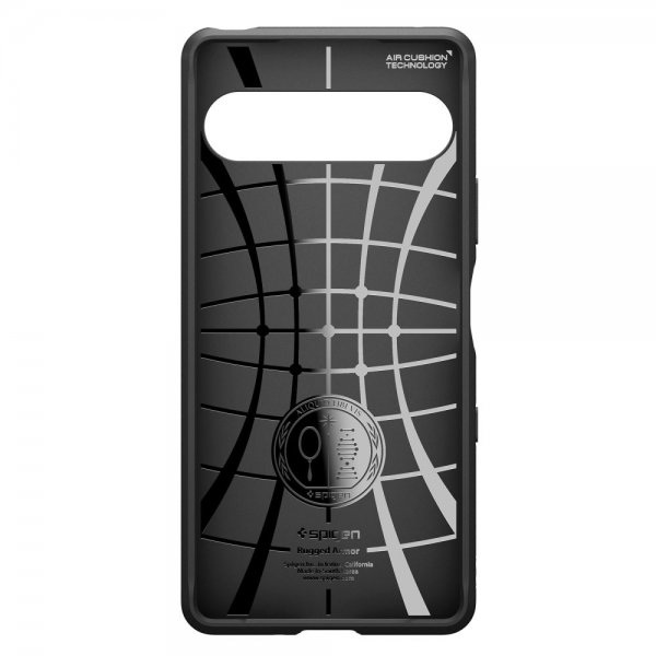Spigen Sony Xperia 10 VII -suojakuori, Rugged Armor, mattamusta