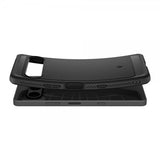 Spigen Sony Xperia 10 VII -suojakuori, Rugged Armor, mattamusta