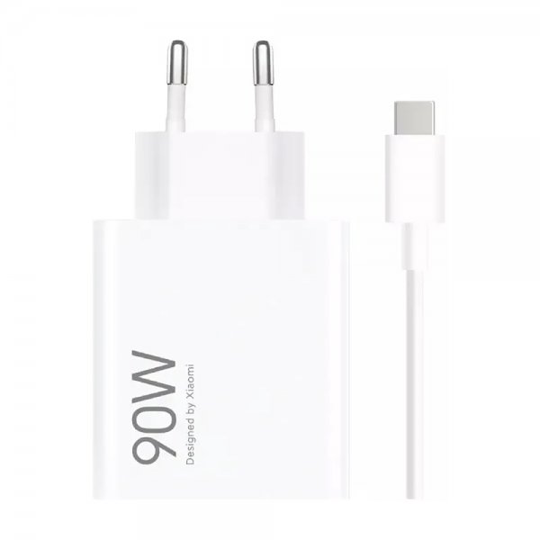 Xiaomi alkuperäinen laturi ja USB-C-kaapeli 90W HyperCharge Combo 6A Type-A