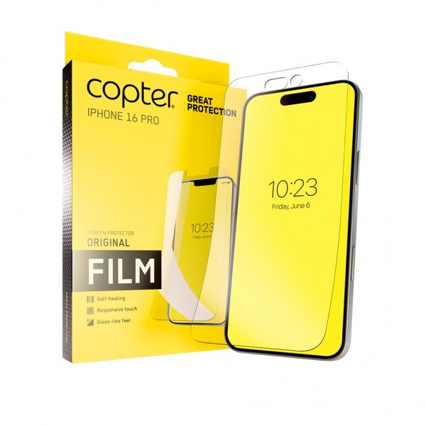 Copter iPhone 16 Pro -näytönsuoja alkuperäinen kalvo
