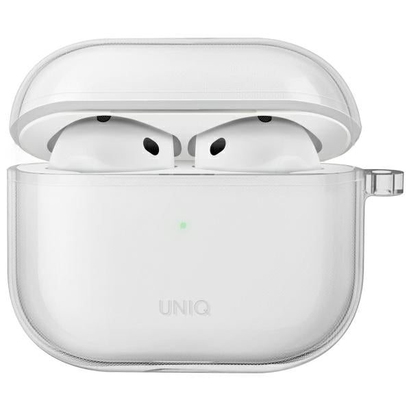 UNIQ AirPods 4 Suojakuori Glase Läpinäkyvä