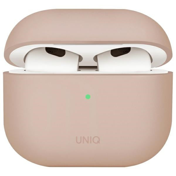 UNIQ AirPods 4 Suojakuori Lino Roosa