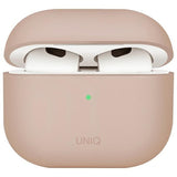 UNIQ AirPods 4 Suojakuori Lino Roosa