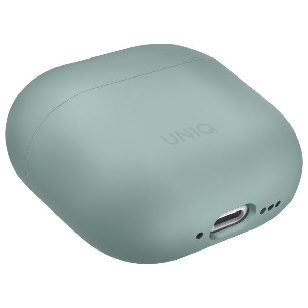 UNIQ AirPods 4 Suojakuori Lino Vihreä