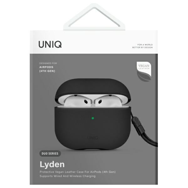 UNIQ AirPods 4 Case Lyden DS Musta